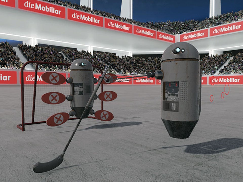 Mobiliar Virtual Reality Unihockey Experience