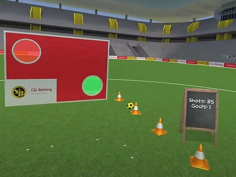 Referenz CSL Behring Torwandschiessen im Wankdorf Station in VR