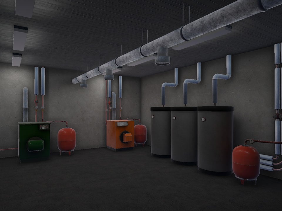 VR-Training Gebäudetechnik für das Berufsbildungszentrum IDM Thun